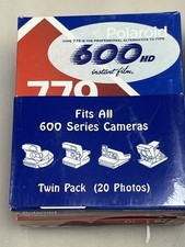 Polaroid 600 Instant Film Twin Pack 20 Photo Count New Sealed Expires 08/2008