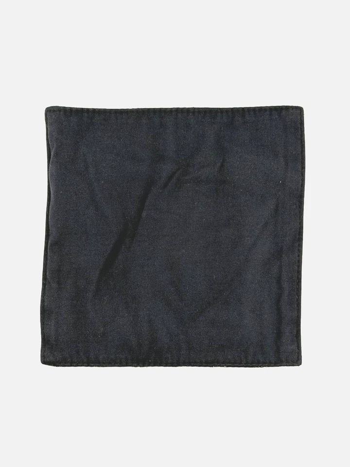 Authentic Vintage Gucci GG Print Satin Silk Brown Pocket Square Hand Rolled - Image 2 of 3