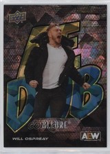 2024 Upper Deck Allure AEW AE Dub Green Quartz 83/99 Will Ospreay #DUB-11 ob9