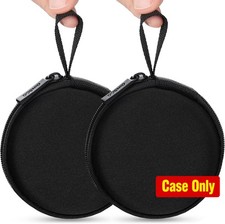 Compact Hard Shell Travel Case for Earbuds, Compatible with Apple EarPods More