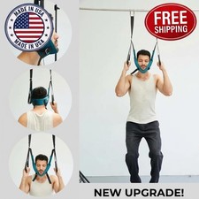 Hanging Neck Stretcher Cervical Traction Device Head Brace Support Pain Relief