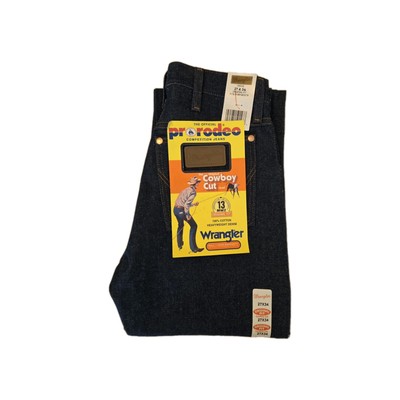 NWT Wrangler Official Pro Rodeo CowboyBoot Cut PremiumQuality 27x34 Men or Women
