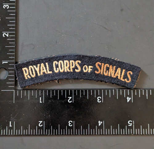 British Royal Corps of Signals Shoulder Title Patch