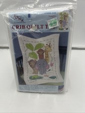 NEW Jack Dempsey Jungle Crib Quilt Top to Embroidery  Cross Stitch 4060-548