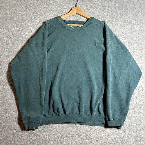 Levi's, ⁠Vtg 90s Levis Crewneck Sweatshirt Mens XL Green Embroidered Logo Made USA
