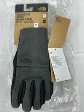 Guanti The North Face Apex Isolati Etip Med Donna Grigio e Nero
