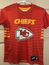 Kansas City Chiefs Reversible Shirt Youth MED Red Yellow Football shirt Flag