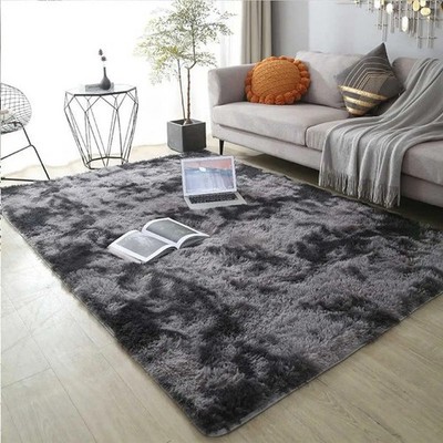 Flauschiger Shaggy Teppich - Weicher Antirutsch Teppich für Wohnzimmer & Schlafzimmer Matte