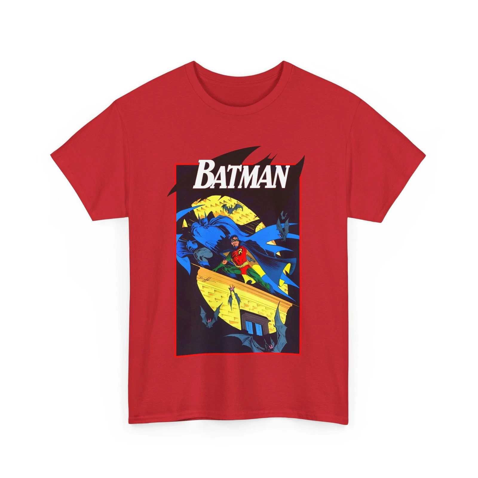 Batman & Robin T-Shirt - Norm Breyfogle Art - DC Comics - Dynamic Duo - Gotham