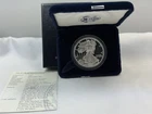 1998 P American Silver Eagle Proof 1 oz .999 OGP Box COA