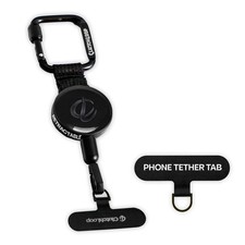 Retractable Anti-Theft Phone Tether Lanyard Locking Carabiner