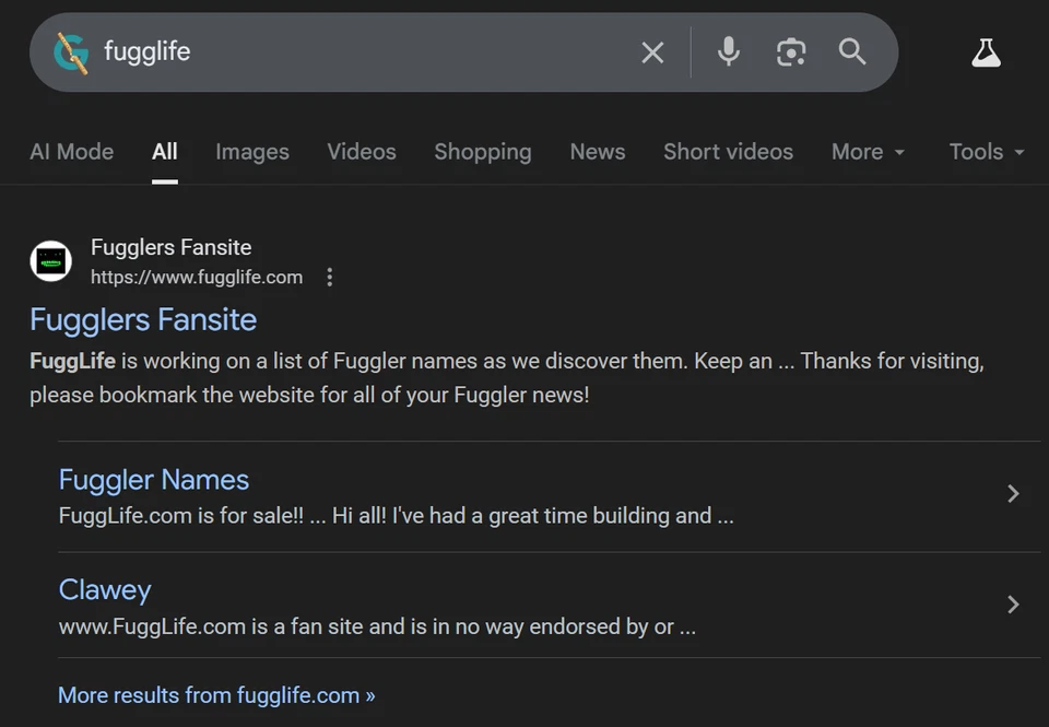 FuggLife .COM - DOMAIN NAME - Website, Business, Turnkey, Fugglers, Toy, Collect - Image 2 of 4
