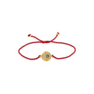 Authentic Red String Hamsa Bracelet Gold Plated 925 CZ Kabbalistic Protection Jewish