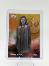 Topps 2025 Star Wars Topps Chrome Leia Organa 80 GOLD REFRACTOR 39/50