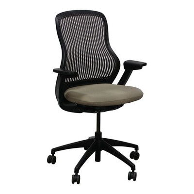Knoll ReGeneration Office Chair Bronze Back Khaki Seat Adjustable Ergonomic