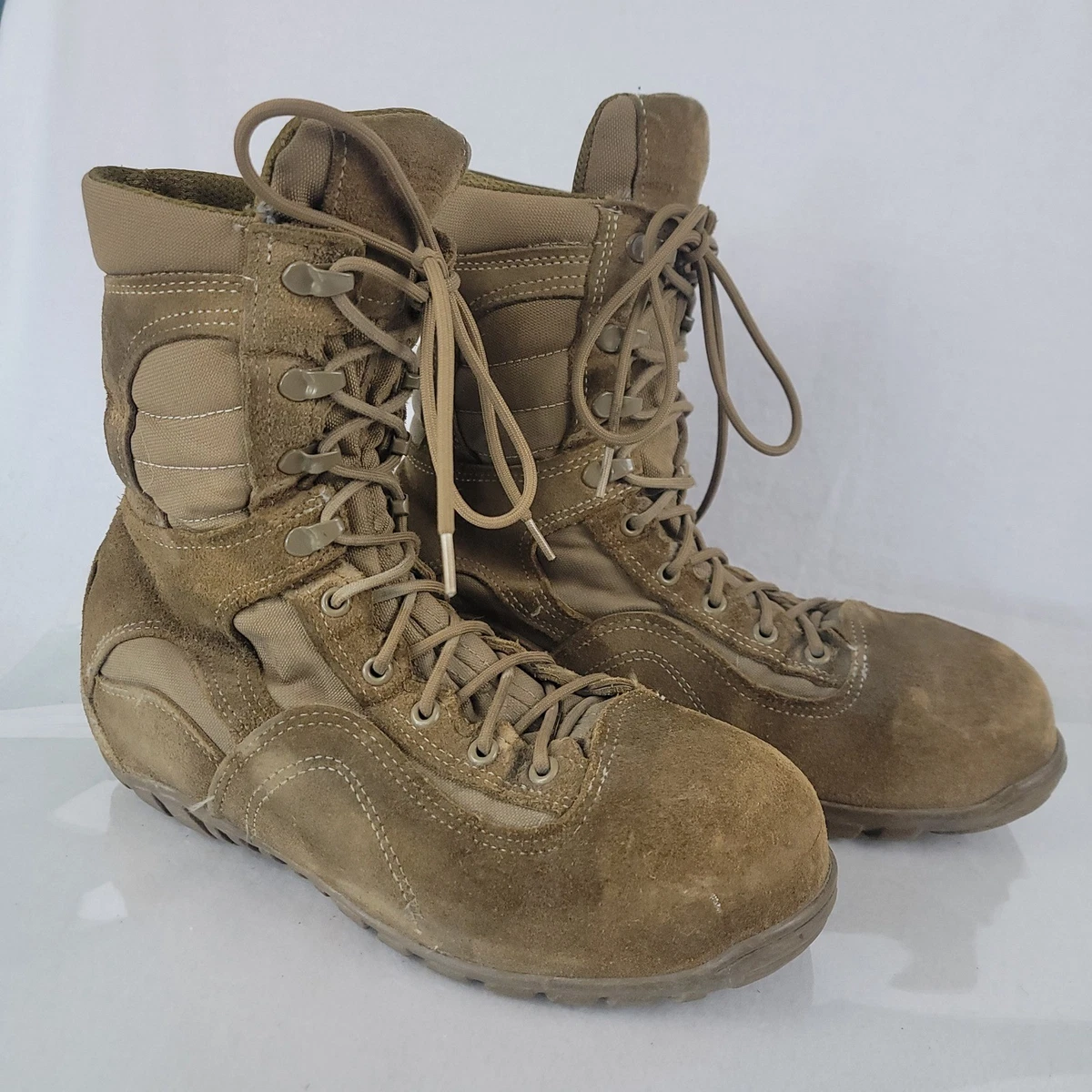 Belleville Tan/ brown Combat boots  Size 9.5R - Pre-owned AHWC Belleville tan army combat boot temperate? | Mercari main image 2