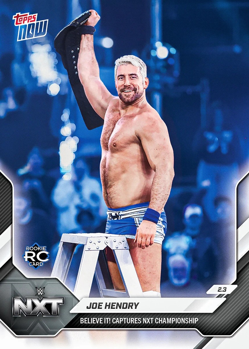 Joe Hendry RC NXT Champion 2026 WWE Topps NOW Card 16 | eBay