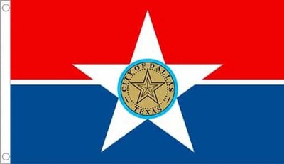 Dallas Flagge 5' x 3' US American United States of America USA State City of Texas
