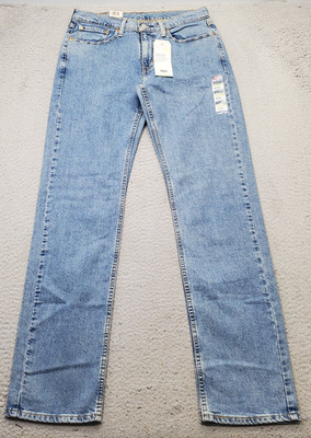 Levi's 514 Jeans Mens 32x34 Blue Denim Flex Eco Performance Regular Fit Straight
