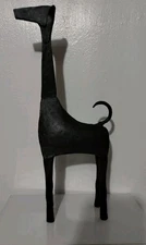 VINTAGE IRON HANDMADE SCULPTURE 16"×10"×3"