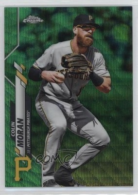 2020 Topps Chrome Green Wave Refractor 75/99 Colin Moran #99 sy5