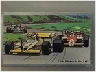 F-1 Race Nintendo Menko #7 1984 Vintage Menko Collectible