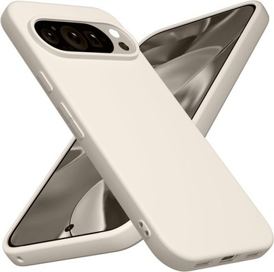 Google Pixel 10/10 Pro Beige TPU Handyhülle Ultradünn Silikon Bumper