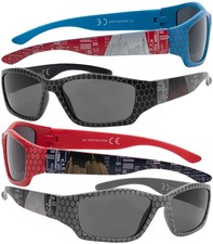 Children's Leisure Sun Glasses Designer Modern Biker Skater Spider Motif 30556