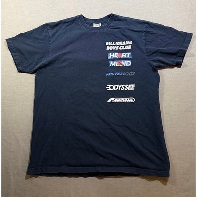 Billionaire Boys Club Heart Mind Asteroid Odyssey Frameset Tee Mens L Blue