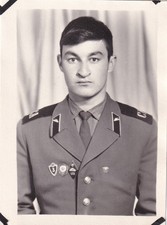Original Portrait Photo SOVIET RUSSIAN T-62 TANK TANKER CREWMAN 1975 USSR 565
