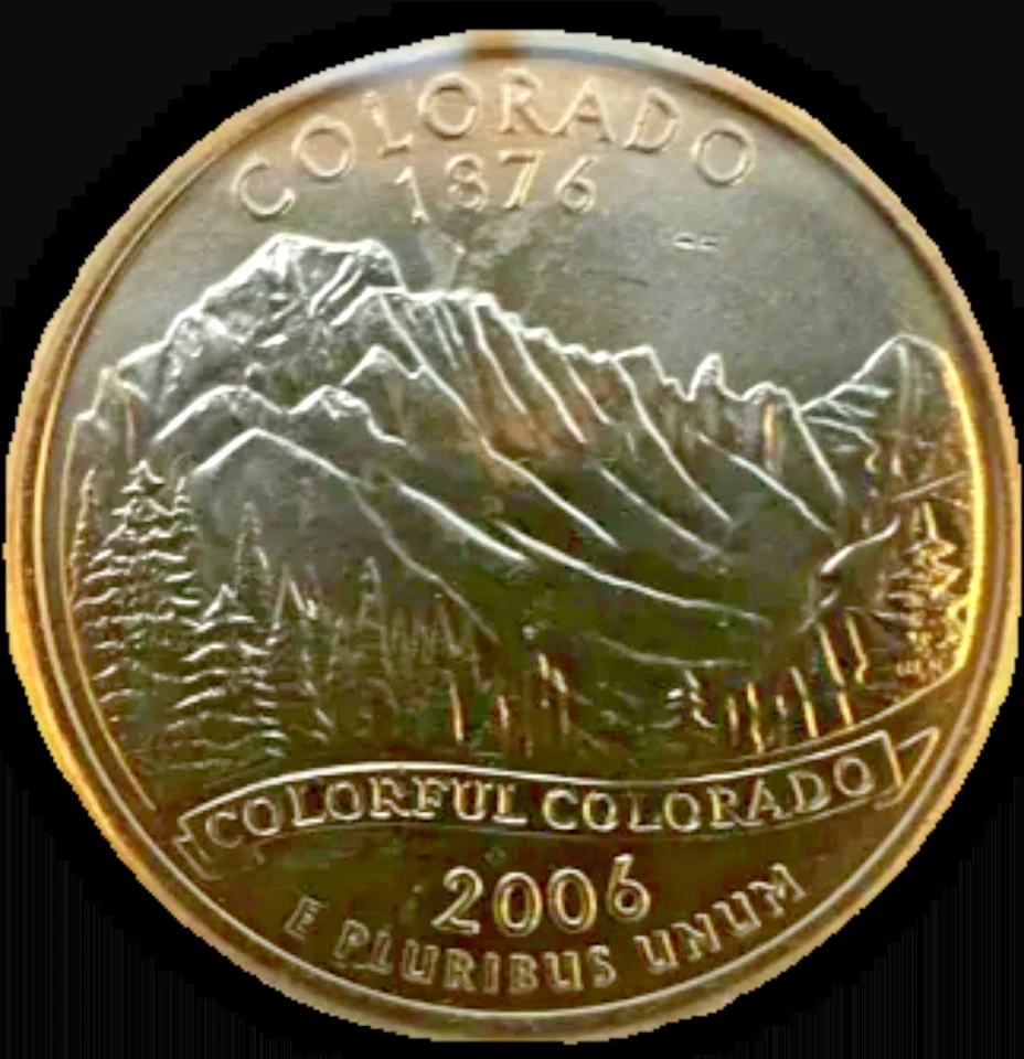 2006-P 25C Colorado State Quarter - MS66 - ANACS - Image 4 of 4