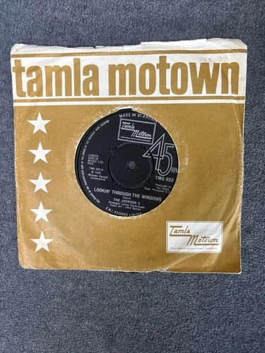 The Jackson 5 Lookin’ Through The Windows / Love Song 7" 45 Vinyl
