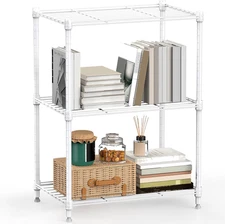 450 Lbs Wire Storage Shelving 3-Tier Utility Shelving Unit Steel Organizer Wire 