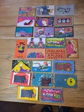 Vintage 70's/ 80's House Of Jordan Colourful Christmas Cards