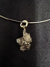 METEORITE PENDANT necklace - ONE OF A KIND CHILDREN'S KIDS GIFT  BOY or GIRL 