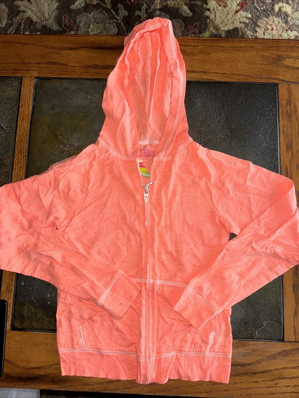 Girls Old Navy Zip Up Hooded Sweatshirt, Size 8