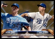 2018 Topps Update Gold #US56 Trevor Oaks/Eric Stout RC 0554/2018 Kansas City