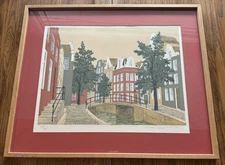Denis Paul Noyer Signed Street View Scene Numbered 304/375
