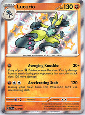 Lucario 174/091 SV: Paldean Fates Holo