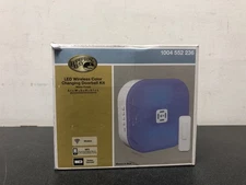 Hampton Bay Wireless LED Doorbell Kit with Push Button, White