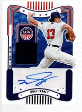 2024 USA Stars & Stripes 18U Nat'l Team Auto Jersey PE #SM-NF Noah Franco