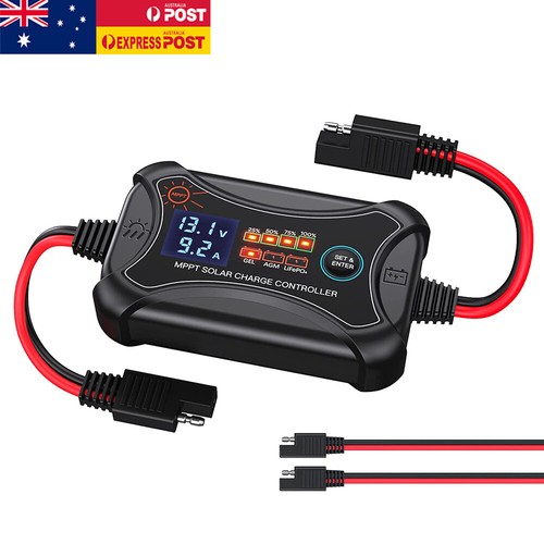 10A MPPT Solar Charge Controller 12V Regulator For Lead-acid AGM ...