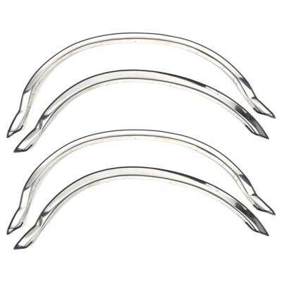 Fender Trim For Ford Bronco 87-96  1'' Wide Mirror Polished Stainless Steel Set O