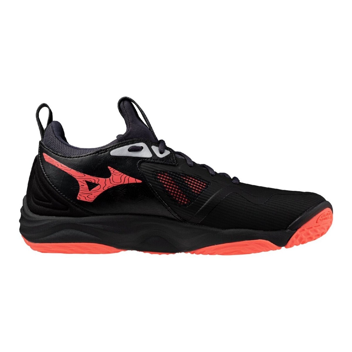 MIZUNO Wave Momentum 3 V1GA2312 06 Black Orange Blue Width 2.5E