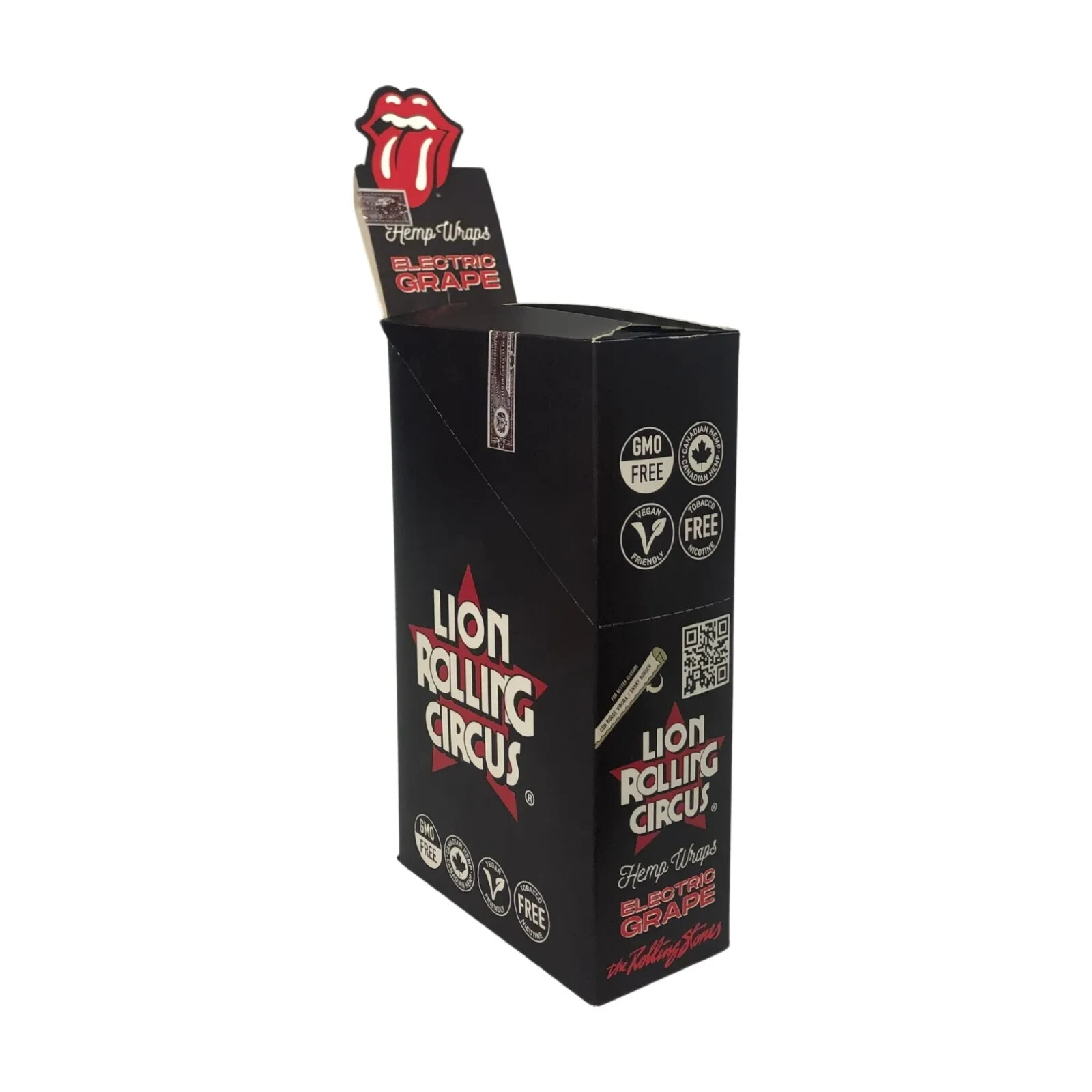 Lion Rolling Circus Herbal Papers ELECTRIC GRAPE Box 25/2ct Packs - second product detail image