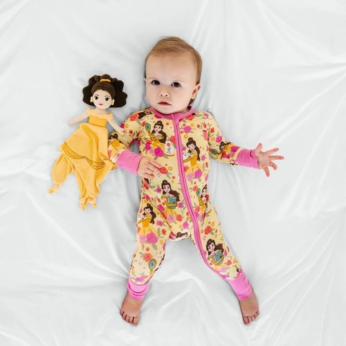 Little Sleepies 🌹 Disney Princess BELLE Beauty & The Beast Lovey Sleepyhead NEW - Picture 6 of 6