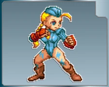 CAMMY Vinyl Decal #4 Car Truck Sticker Street Fighter Puzzle Fighter Sprite