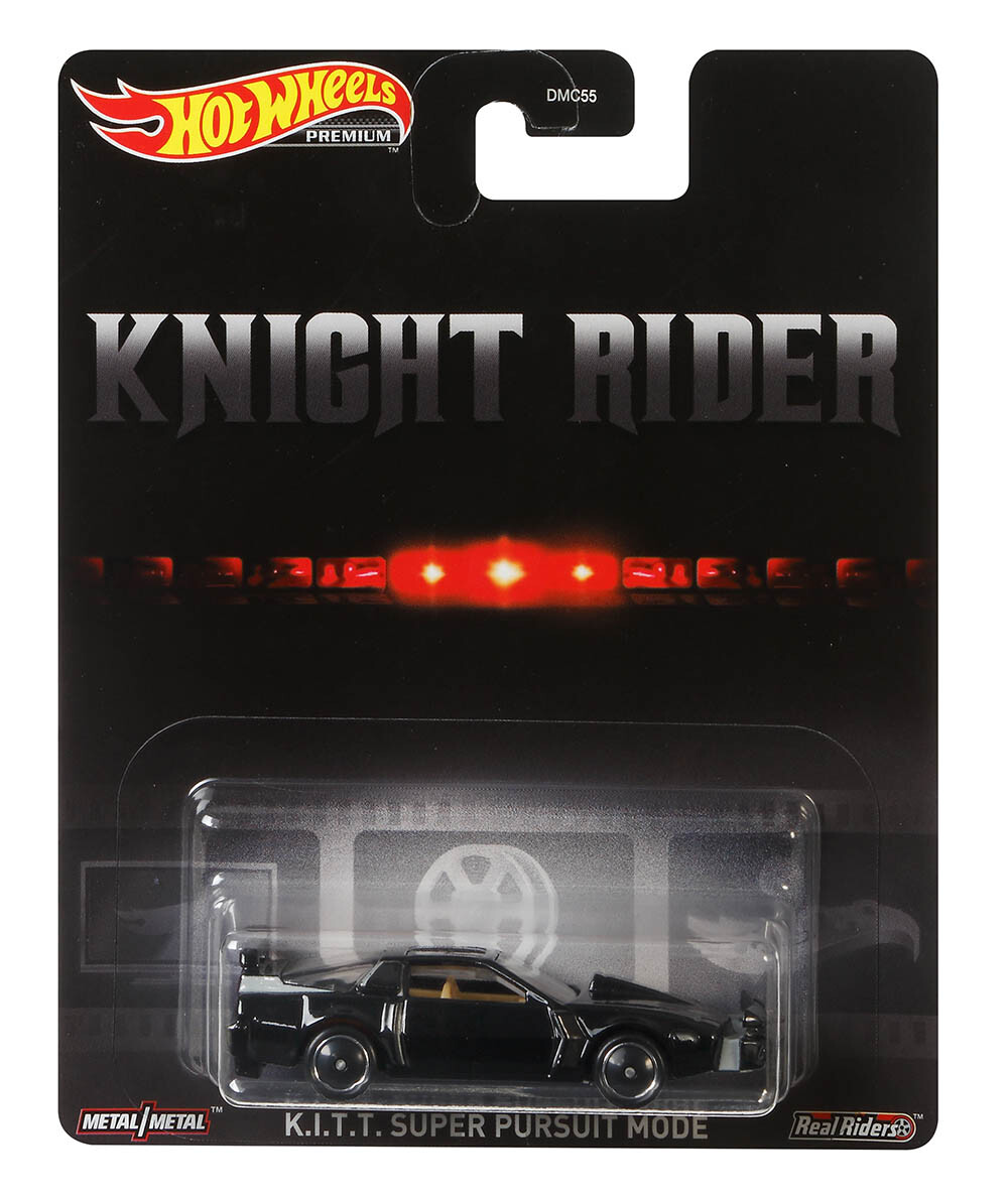 K.I.T.T. KITT Super Pursuit Mode Knight Rider Retro 1:64 Hot Wheels GJR38 DMC55