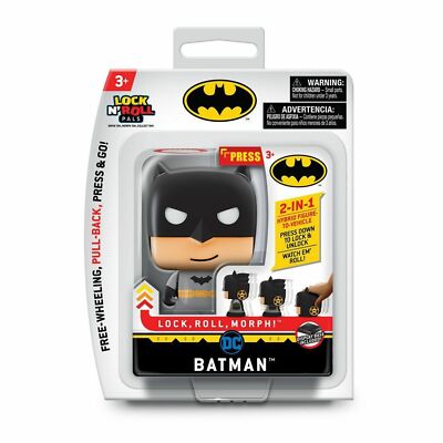 DC Lock N' Roll Pals Morph BATMAN 2-in-1 Hybrid Figure on Vehicle, BRAND NEW!!! 887030368016