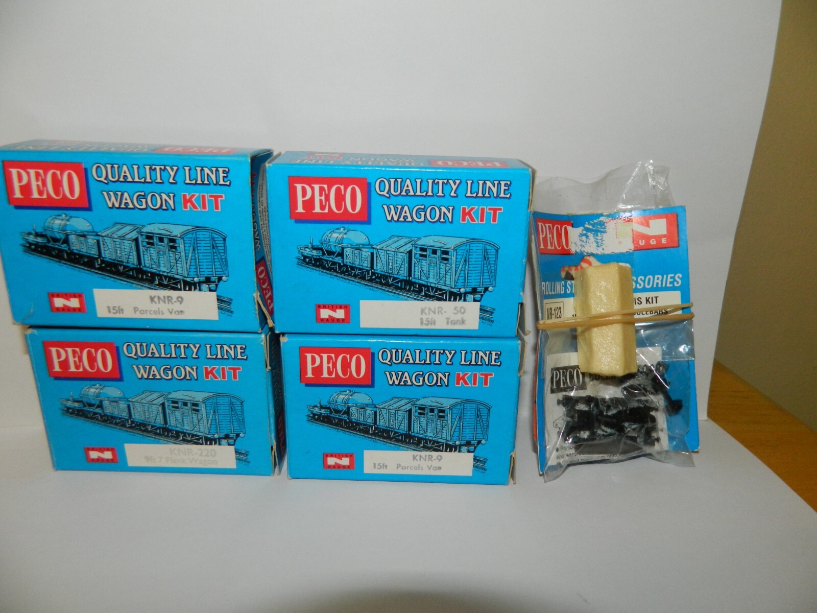 5 VINTAGE PECO N GAUGE WAGON KITS eBay
